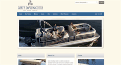 Desktop Screenshot of garysboating.com